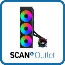 Image of Lian Li Hydroshift II LCD-C 360CL Black All-in-One CPU Cooler with LCD UNI Fan