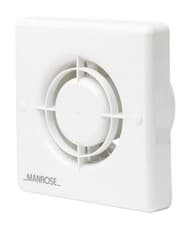 Image of Manrose 100mm Standard Bathroom Extractor Fan With Adjustable Timer XF100T