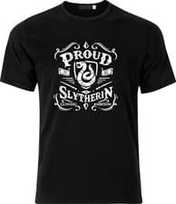Image of Proud to be a SLYTHERIN xmas present funny humour cotton t shirt