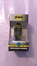 Image of Accutime Kids DC Comics Batman Yellow Educational Learning Touchscreen Watch