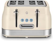 Image of Imperfection Swan ST19029C Retro 4 Slice Toaster with 7 Browning Levels