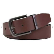 Image of Timberland Reversible Cut-To-Fit Men's Leather Belt (Black/Brown Size 32-44) NEW