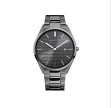 Image of BERING Black Mens Watch 17240-777 RRP£179 NO BOX