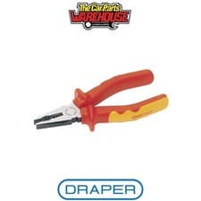 Image of Draper 69170 Draper Expert VDE Approved Fully Insulated Combination Pliers 160mm