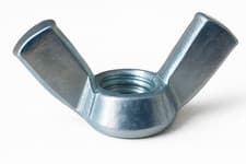 Image of M3 M4 M5 M6 M8 M10 M12 BRIGHT ZINC STEEL WING NUTS BUTTERFLY NUT METRIC DIN 315