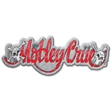 Image of Motley Crue Dr Feelgood Logo Official Metal Pin Badge 55mm x 15mm