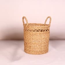 Image of Natural Seagrass Handled Basket - Medium