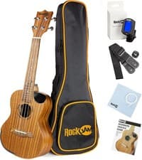 Image of Martin Smith Premium Tenor Ukulele with Tuner, Padded Bag & Spare Aquila Strings