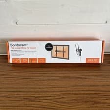 Image of Sandstrom STM19 Flat to Wall Tilting Wall Mount TV Bracket Black 32 To 47”