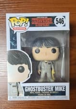 Image of Funko Pop! Stranger Things Ghostbuster Mike #546 In Protector