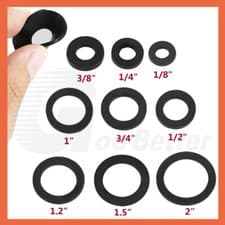 Image of NBR Nitrile Rubber Washing Machine Shower Hose Washers Gaskets Seals 1/8"-2" BSP