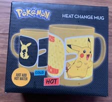 Image of POKÉMON PIKACHU NUMBER 25 COFFEE HEAT CHANGE MUG TEA CUP - BRAND NEW & BOXED