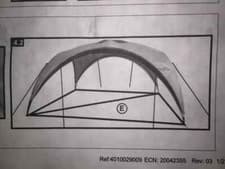 Image of Coleman Event Shelter L 3.65m X 3.65m Brand New Ground Straps Tapes webbing