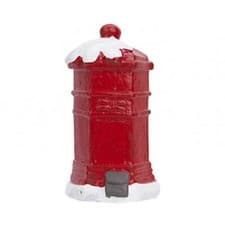 Image of Christmas Fairy Garden Winter Postbox 9cm