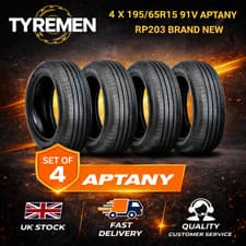Image of 4 X New 195/65R15 91V APTANY RP203 195 65 15 1956515 Brand New
