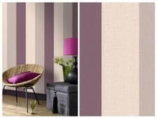 Image of Wallpaper x 10 rolls, Graham and Brown, Super Fresco, Java Plum - 18943, striped