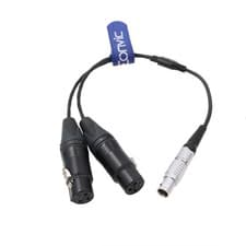 Image of Shogun Flame Ninja Inferno Audio Input Cable 10 Pin to XLR for Atomos Monitor