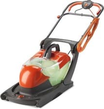 Image of Flymo Glider Compact 330AX Electric Hover Collect Lawn Mower 1700W 33cm Orange U