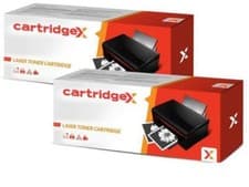 Image of 2 x Black Laser Toner Cartridge Compatible with Ricoh 407166