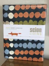 Image of Scion Living Polka Duvet Cover Set Chai - DOUBLE - RRP £50.00