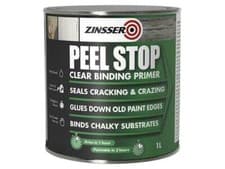 Image of Zinsser Peel Stop Clear Binding Primer Paint 1 Litre ZINPSP1L