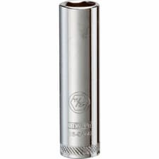 Image of SAE Socket, Deep, 6-Point, 11/32 In., 1/4 In. Drive - DWMT86046OSP