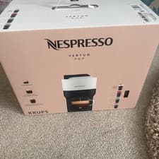 Image of Nespresso Vertuo Pop Pod Coffee Machine - Coconut White (Android edition)