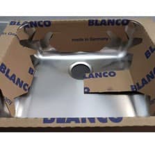 Image of Single Bowl Undermount Chrome Stainless Steel Kitchen Sink - Blanco Supra 500-U.