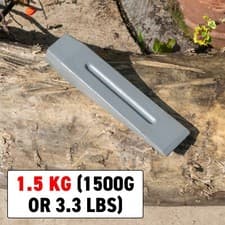 Image of Hardened STEEL Heavy Duty Fire Trunk Log SPLITTER Wood Tree Felling Drive Wedge