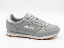 Image of Ellesse Heritage Isola Runner Mens Trainers Grey White UK 7 Sneakers SOPF1080