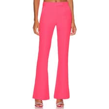 Image of Generation Love Lucca Crepe Pants Fit & Flare Trousers Ultra Pink Size 2 NEW