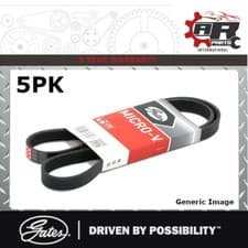 Image of GATES Micro V Ribbed Drive Belt - 5PK1138 - fits Honda City lV, Civic lV, Jazz