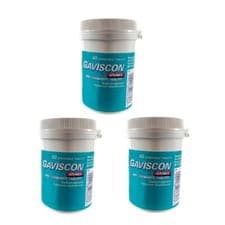 Image of GAVISCON Advance Mint CHEWABLE Tablets 60 (Mint)- Pack 3