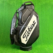 Image of Titleist Mens Golf Premium Cart Bag 2023 10 x 47inch 15-way Divider Black White