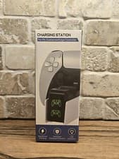 Image of PlayStation 5 Dual PS5 Controller Charging Dock Station with USB-C - White