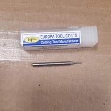 Image of 1mm Europa 2 Flute Solid Carbide Milling Cutter 