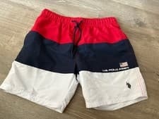 Image of NWOTS US Polo Assn USA American Brief Lined Swim Shorts Men's Medium Pocket