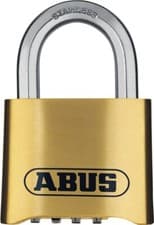 Image of ABUS Combination Padlock, Brass Body with Stainless Steel Shackle- 180IB/50