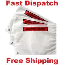 Image of Premium Printed Documents Enclosed Wallet Sleeves A5/A6/A7 Postage Shipping