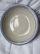 Image of Denby Bowl NEW. Heritage Lilac Heath Shallow Rimmed Bowl