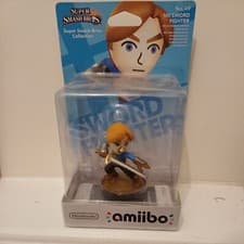 Image of Mii Sword Fighter Amiibo, Super Smash Bros Collection No. 49 Sealed 