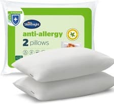 Image of Anti Allergy Pillow Pack of 2 - Medium Support Anti Bacterial Two Pa