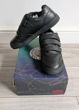 Image of BNIB Clarks ST Urban Ace Youth Boys Black Leather School Shoes UK 7F EU 41.