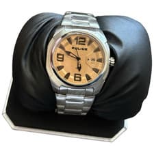 Image of Police Men's Quartz Watch Stainless Steel Brand New With Box 93831 RRP £175