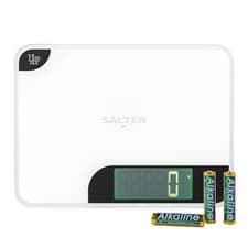 Image of Salter Max Electronic Kitchen Scale 15kg Digital Baking Food Mirror Finish