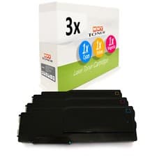 Image of 3x MWT Cartridge for Xerox VersaLink C405DN C405DNF C405N Color Set