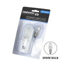 Image of PLUG IN LOW ENERGY AUTOMATIC LED BABY NIGHT LIGHT DUSK TO DAWN SENSOR