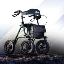 Image of NEW Torro outdoor adventurer rollator walker large pneumatic tyres all terrain
