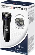 Image of Remington Shaver R3 Electric Rotary Shaver, Flexing Blades, Pop-Up Trimmer R3002