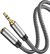 Image of Headphone Extension Cable 2M, 3.5mm Stereo Jack Cable Male to Female Audio Cable